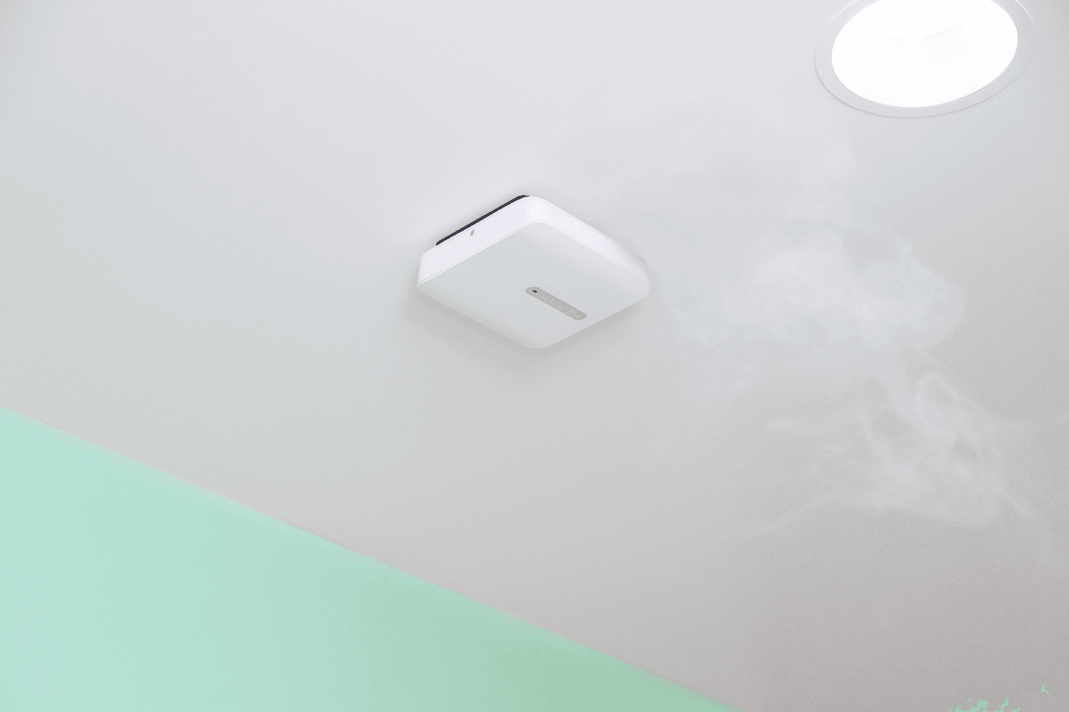 Environmental sensor in a washroom